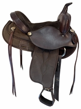 15 Inch Used DC Western Cordura Trail Saddle X Wide Tree