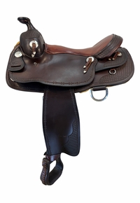 15 Inch Used DK Reining Saddle 10109