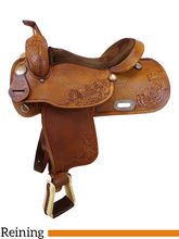 15 Inch Used Double E Saddlery Reining Saddle C 175C *Free Shipping*