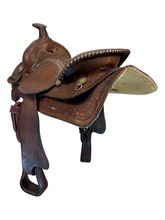 15 Inch Used Double R Show Saddle 825 Wide Tree