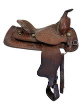15 Inch Used Double R Show Saddle 825 Wide Tree