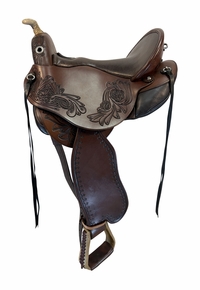 15 Inch Used DP Saddlery Western Dressage Saddle Adjustable Flex Saddle 6214