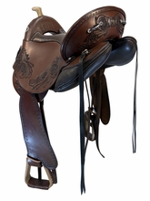 15 Inch Used DP Saddlery Western Dressage Saddle Adjustable Flex Saddle 6214