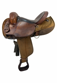 15 Inch Used Fabtron Cordura Endurance Saddle Wide Tree 7816