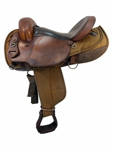 15 Inch Used Fabtron Cordura Endurance Saddle Wide Tree 7816