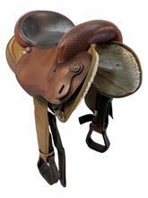 15 Inch Used Fabtron Cordura Endurance Saddle Wide Tree 7816