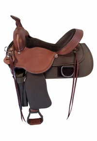 15 Inch Used Fabtron Cordura Trail Saddle Wide Tree 5175