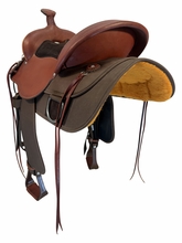 HOLD 2026/04/06c 15 Inch Used Fabtron Cordura Trail Saddle Wide Tree 5175