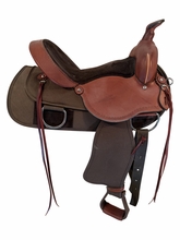 HOLD 2026/04/06c 15 Inch Used Fabtron Cordura Trail Saddle Wide Tree 5175