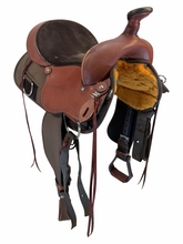 HOLD 2026/04/06c 15 Inch Used Fabtron Cordura Trail Saddle Wide Tree 5175