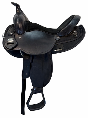 SOLD 2026/09/12 15 Inch Used Fabtron Cordura Trail Saddle Wide Tree 7101