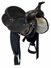SOLD 2026/09/12 15 Inch Used Fabtron Cordura Trail Saddle Wide Tree 7101