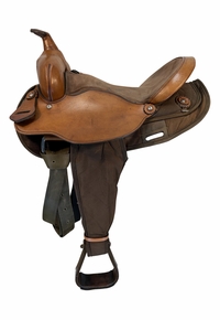15 Inch Used Fabtron Cordura Trail Saddle Wide Tree 7106