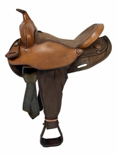 15 Inch Used Fabtron Cordura Trail Saddle Wide Tree 7106