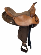 15 Inch Used Fabtron Cordura Trail Saddle Wide Tree 7106