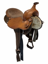 15 Inch Used Fabtron Cordura Trail Saddle Wide Tree 7106