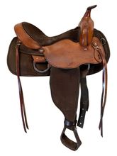 15 Inch Used Fabtron Cordura Trail Saddle Wide Tree 7124