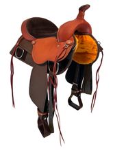 15 Inch Used Fabtron Lady Cordura Trail Saddle 7152 Wide Tree