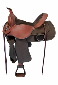15 Inch Used Fabtron Lady Cordura Trail Saddle Wide Tree 7152