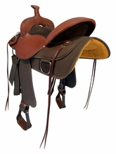15 Inch Used Fabtron Lady Cordura Trail Saddle Wide Tree 7152