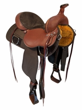 15 Inch Used Fabtron Lady Cordura Trail Saddle Wide Tree 7152