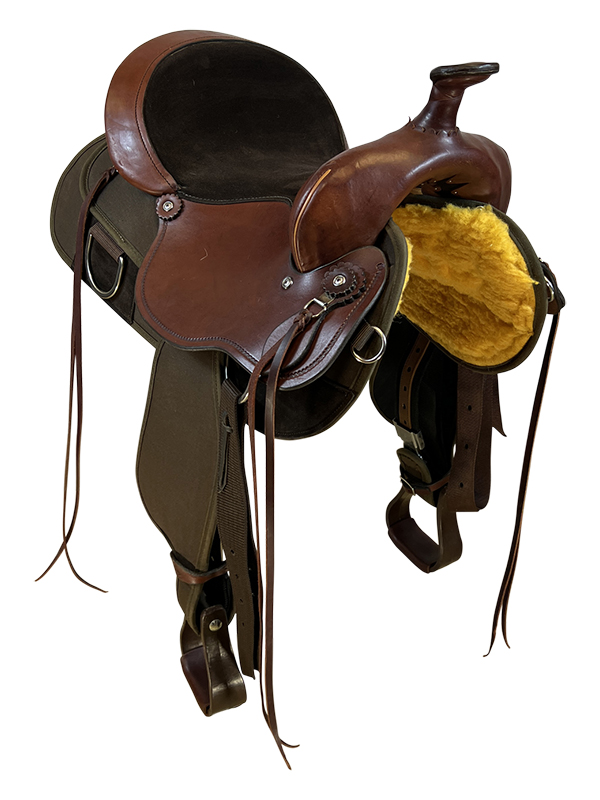 15 Inch Used Fabtron Lady Trail Saddle 7152 *Free Shipping*