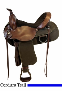 Selle Fabtron Barrel Racing – 15 Pouces – Arbre Cassé – Pour Pièces Détachées