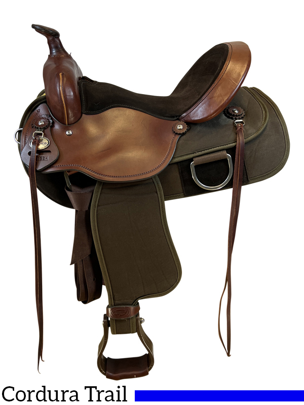 SOLD 2024/06/22 15 Inch Used Fabtron Lady Trail Saddle 7152 *Free Shipping*