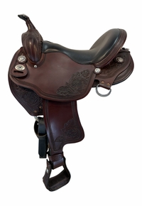15 Inch Used Fox Trot USA Harmony Western Light Trail Saddle X Wide Tree
