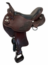 15 Inch Used Fox Trot USA Harmony Western Light Trail Saddle X Wide Tree