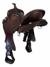 15 Inch Used Fox Trot USA Harmony Western Light Trail Saddle X Wide Tree