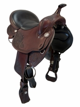 15 Inch Used Fox Trot USA Harmony Western Light Trail Saddle X Wide Tree