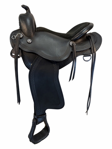 15 Inch Used Freedom Gaited Trail Saddle X Wide Tree