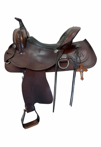 15 Inch Used HedgPeth Trail Saddle Wide Tree PL 122 13