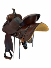 15 Inch Used HedgPeth Trail Saddle Wide Tree PL 122 13