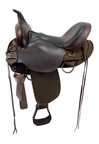 SOLD 2026/07/01 15 Inch Used high Horse By Circle Y Eldorado Cordura Trail Saddle Wide Tree 6915