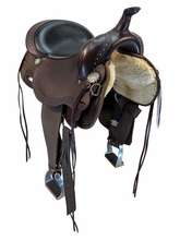HOLD 2026/06/10c 15 Inch Used High Horse By Circle Y Willow Springs Cordura Trail Saddle Medium Tree 6913