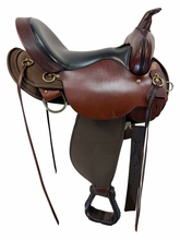 SOLD 2026/06/26 15 Inch Used High Horse By Cirlce Y Eldorado Cordura Trail Saddle Wide Tree 6915