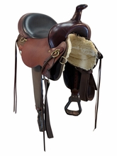 SOLD 2026/06/26 15 Inch Used High Horse By Cirlce Y Eldorado Cordura Trail Saddle Wide Tree 6915