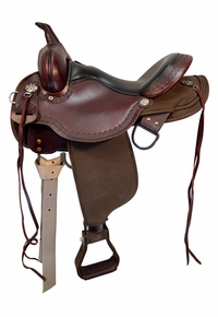 15 Inch Used High Horse Cordura Trail Saddle 6914