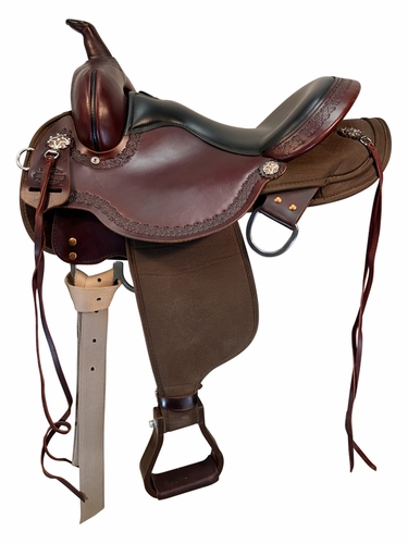 15 Inch Used High Horse Cordura Trail Saddle 6914