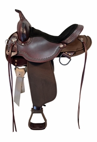 15 Inch Used High Horse Daisetta Cordura Trail Saddle 6914