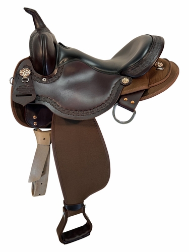 SOLD 2025/08/04j  15 Inch Used High Horse Daisetta Cordura Trail Saddle 6914