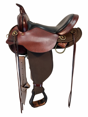 15 Inch Used Circle Y High Horse Eldorado Cordura Trail Saddle 6915 Wide Tree