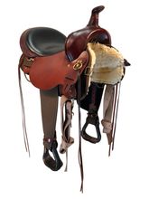 15 Inch Used Circle Y High Horse Eldorado Cordura Trail Saddle 6915 Wide Tree