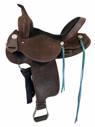 15 Inch Used High Horse Galaxy Barrel Saddle 6832 Wide Tree
