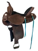 15 Inch Used High Horse Galaxy Barrel Saddle 6832 Wide Tree