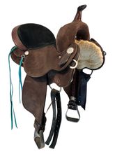 15 Inch Used High Horse Galaxy Barrel Saddle 6832 Wide Tree
