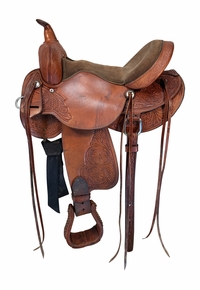 15 Inch Used High Horse Oyster Creek Trail Saddle 6808