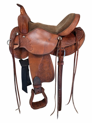 15 Inch Used Circle Y High Horse Oyster Creek Trail Saddle 6808